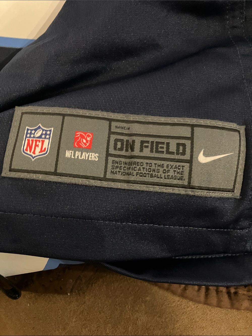 Nike Navy Blue Tennessee Titans #2 Youth Football Jersey - Picture 4 of 9